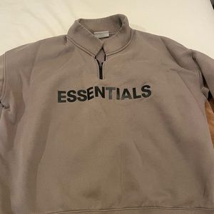 AUTHENTIC FEAR OF GOD ESSENTIALS Quarter Zip Unisex
